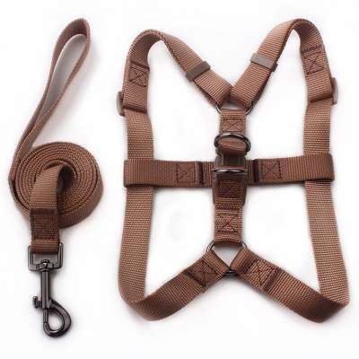 High Quality Wholesale Custom Adjustable Soft Nylon XXS Dog Harness And Leash