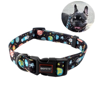 All seasons custom logo premium luxury adjustable pet neck belt dog collar